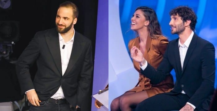 Belen Rodriguez, Stefano De Martino e Higuain ospiti a C'è Posta Per Te