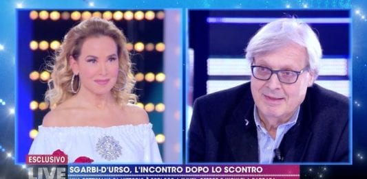 Vittorio Sgarbi fa le sue scuse a Barbara d'Urso dopo la lite