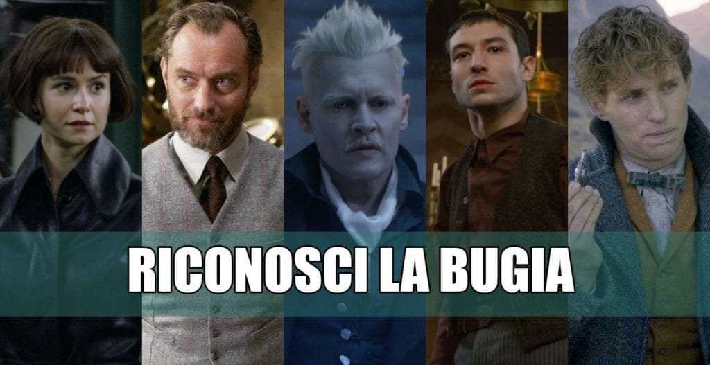 due verità una bugia animali fantastici crimini di grindelwald quiz
