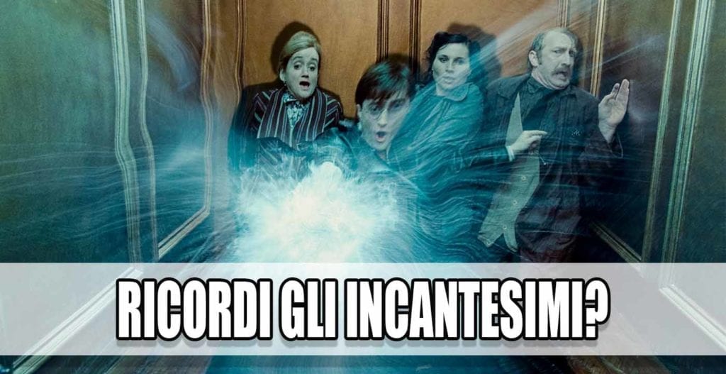 harry potter incantesimi