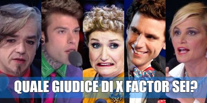 giudice x factor quiz