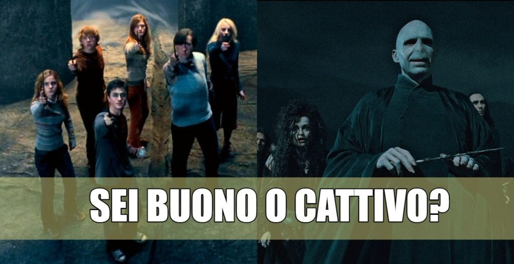 buono cattivo harry potter quiz