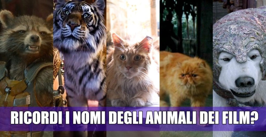 nomi animali film quiz