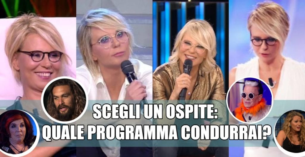 ospite programma maria de filippi quiz