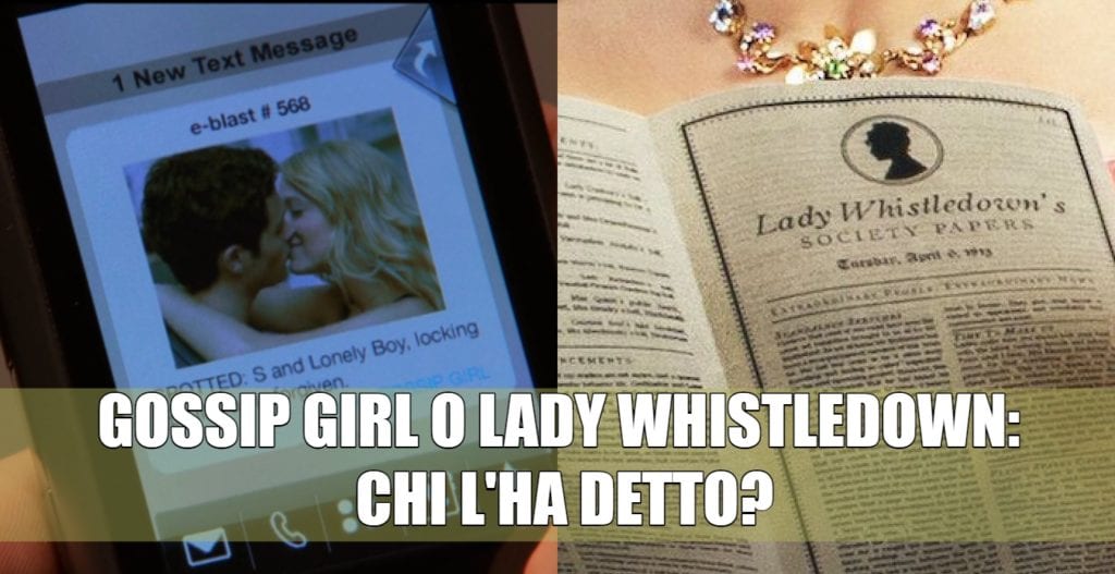 gossip girl lady whistledown chi l'ha detto quiz