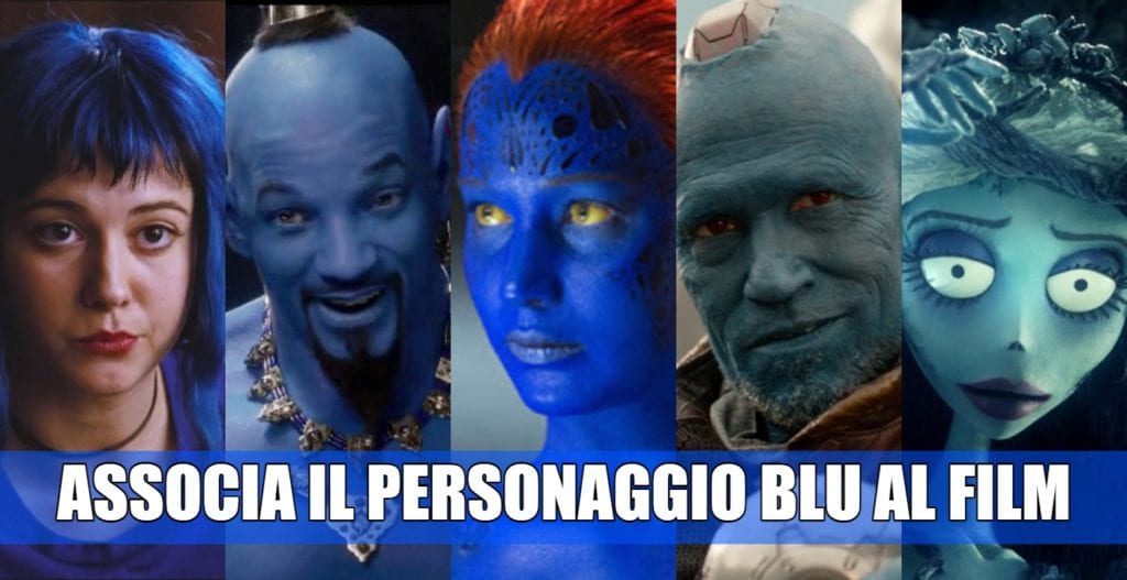 personaggi blu film quiz