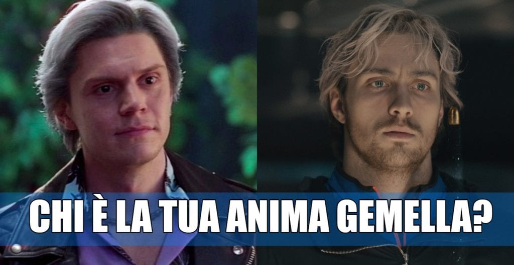 anima gemella quicksilver evan peters aaron taylor johnson