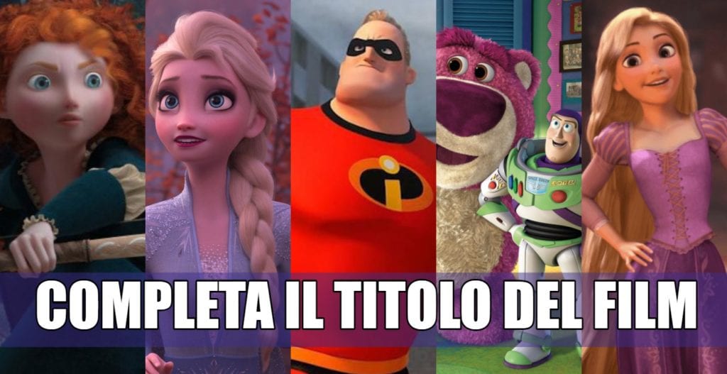 titolo film disney pixar quiz completa