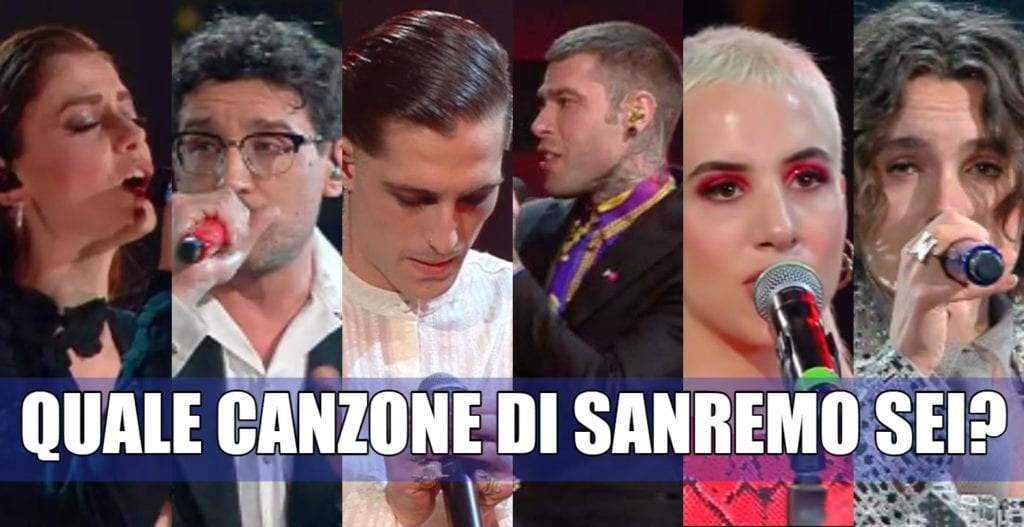 canzone sanremo 2021 quiz