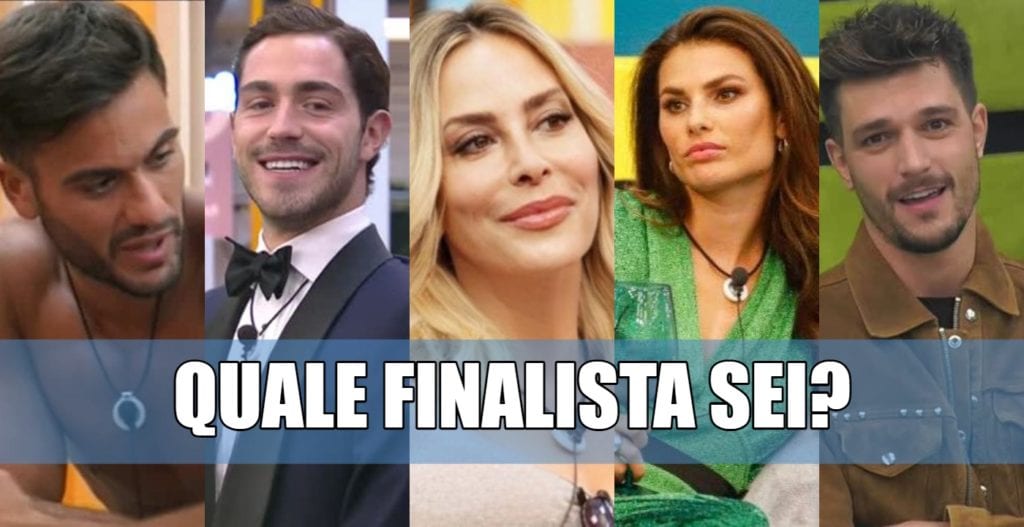 finalista grande fratello vip quiz