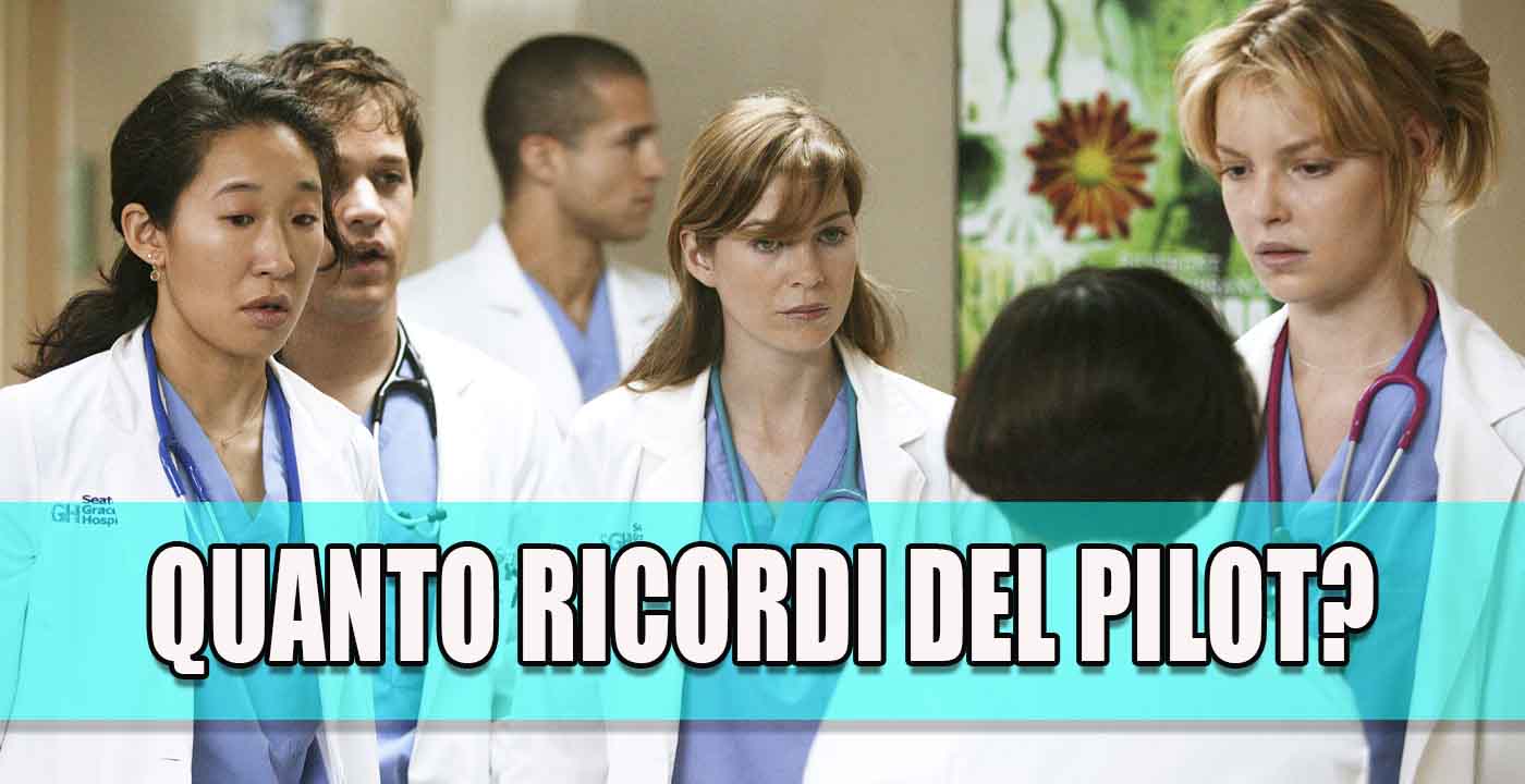 primo episodio grey's anatomy