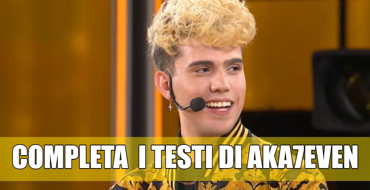 aka7even testi canzoni quiz