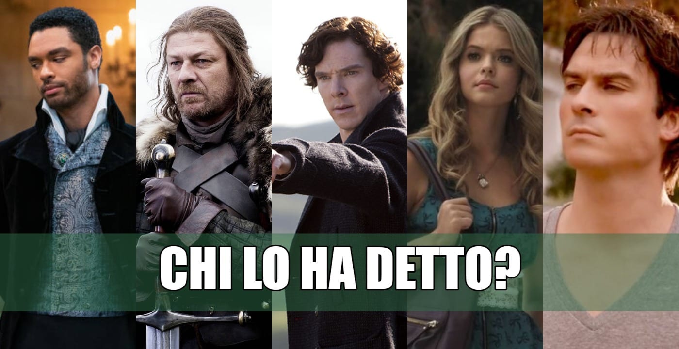 chi ha detto frase serie tv quiz