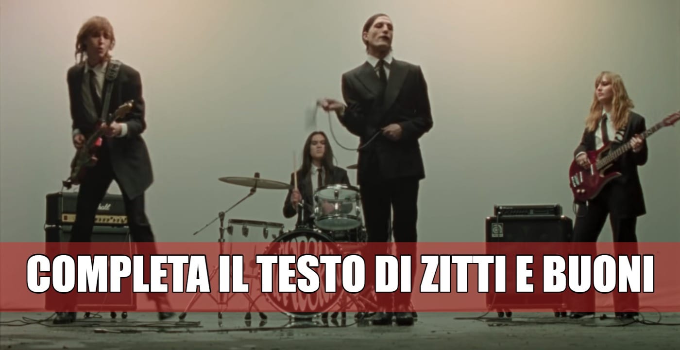 completa testo zitti e buoni maneskin