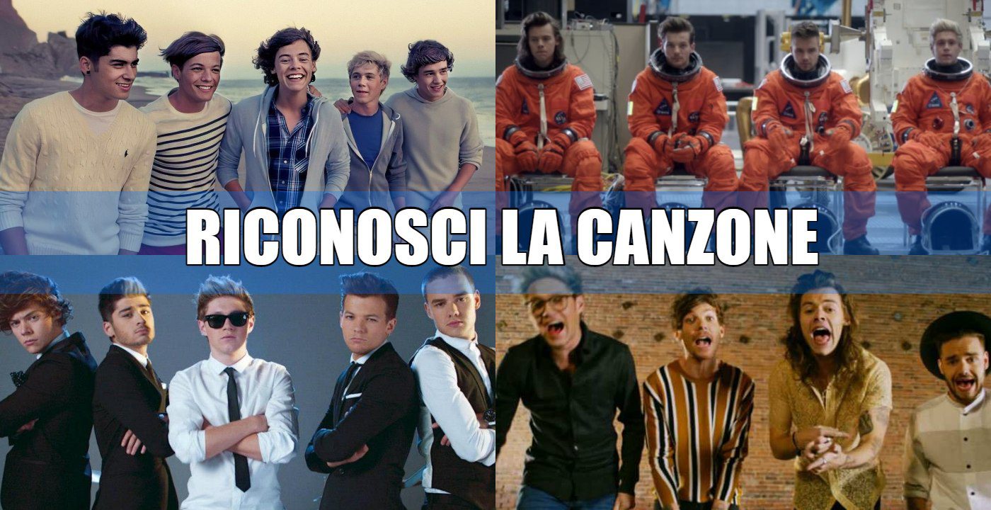 canzone one direction video quiz