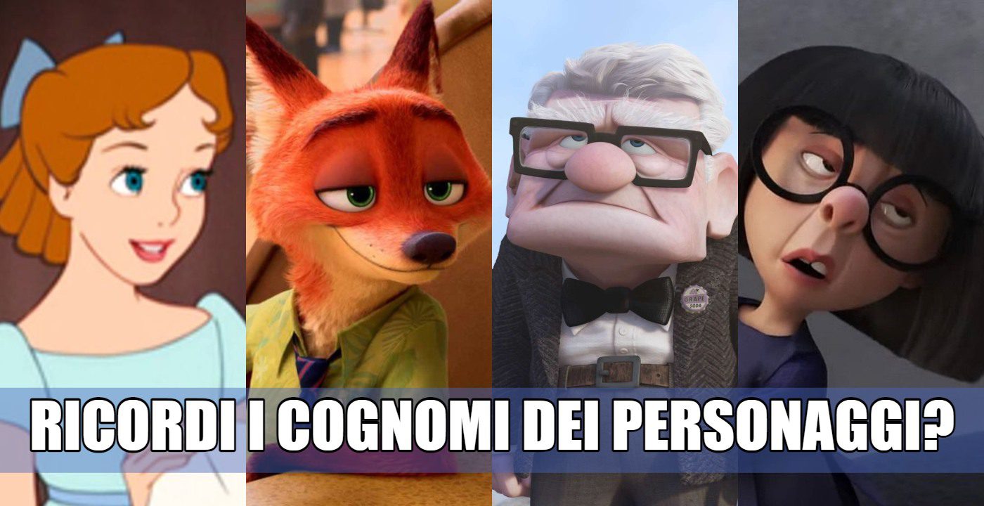 cognomi personaggi disney