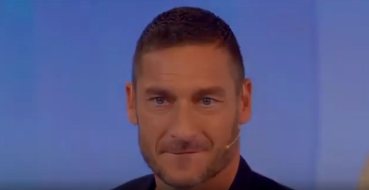 francesco totti c'è posta per te 26 febbraio 2022