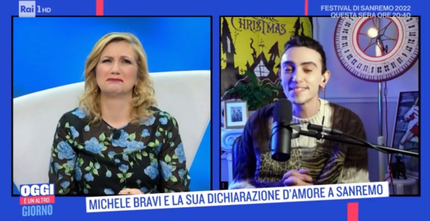 serena bortone michele bravi