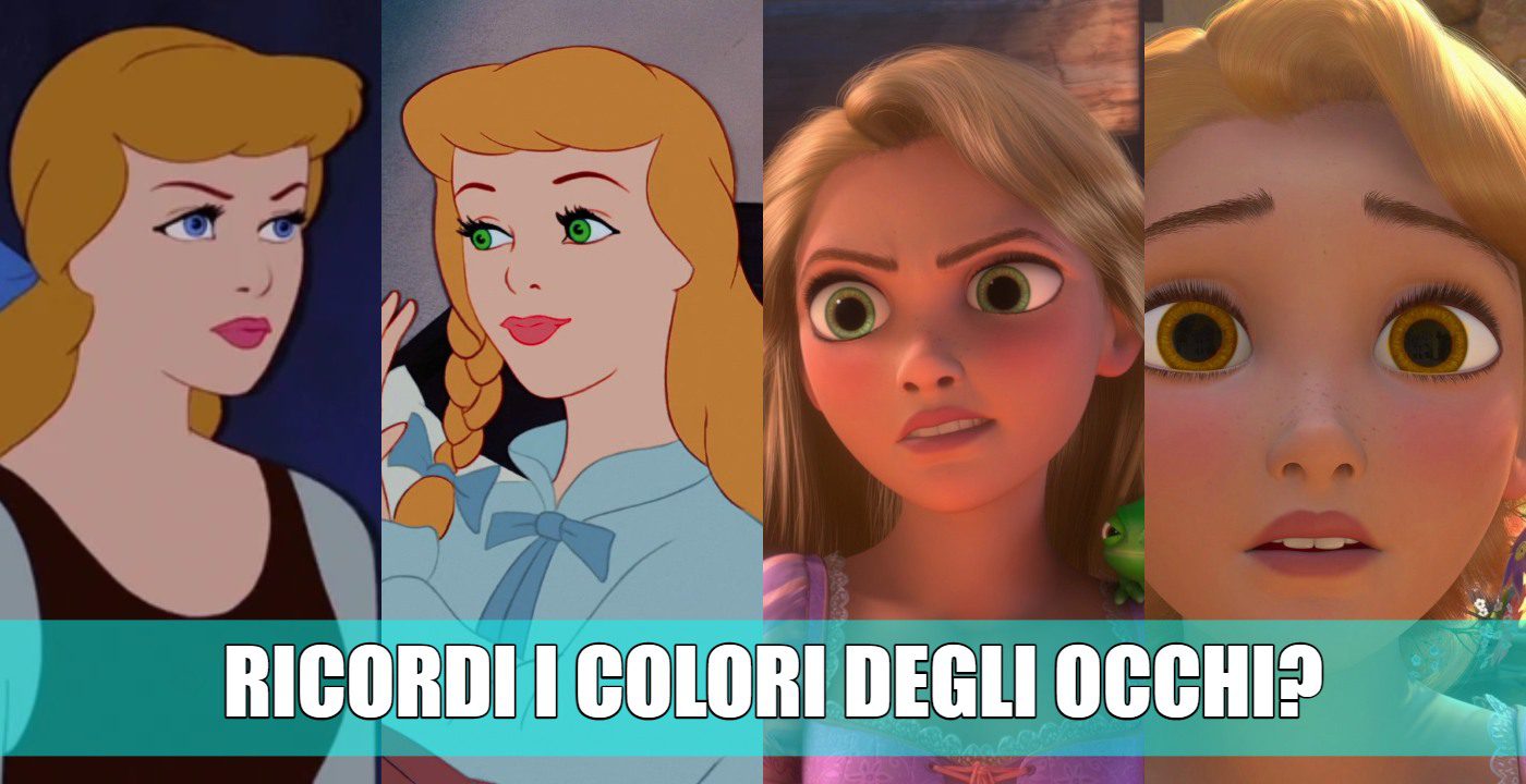 quiz colore occhi disney