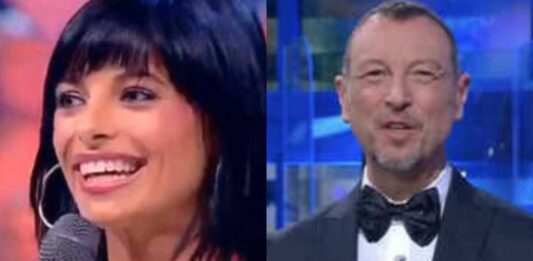 natalia estrada amadeus sanremo 2023 risposta
