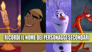 nome personaggi secondari disney