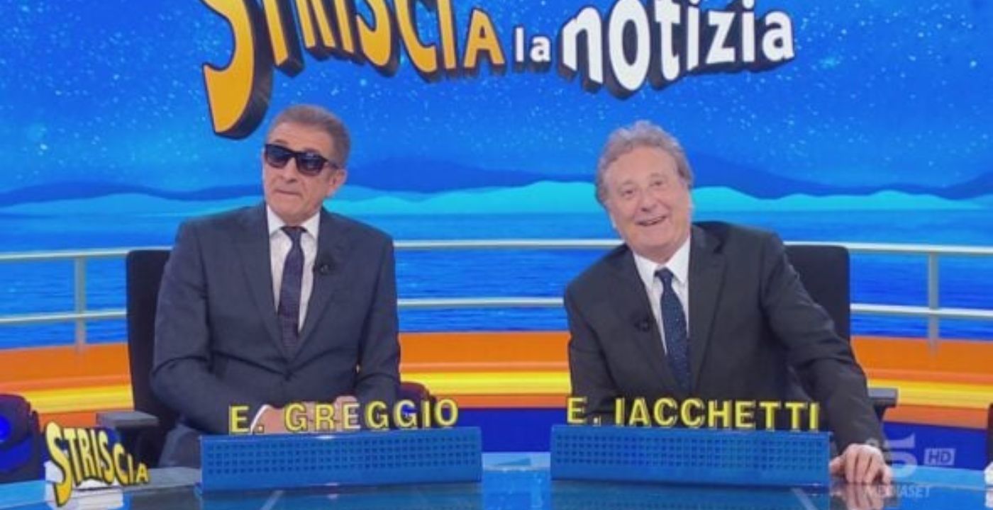 Gerry Scotti e Michelle Hunziker tornano a Striscia la Notizia Gerry Scotti e Michelle Hunziker tornano a Striscia la Notizia