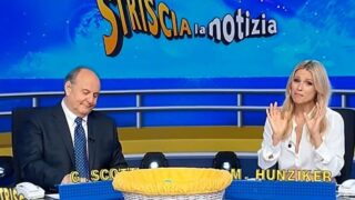 striscia la notizia michelle hunziker gerry scotti