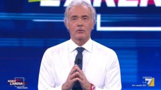 Non è l'Arena sospeso reazione giletti