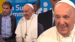 papa francesco ospite a sua immagine