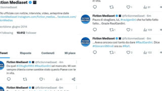 fiction rai commentate account mediaset