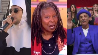 whoopi goldberg ringrazia mahmood fiorello viva rai 2 ABC