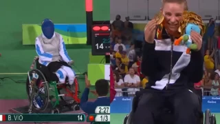 bebe vio quando in pedana paralimpiadi 2024